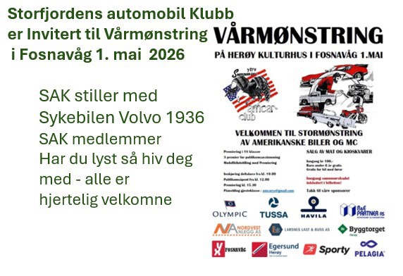 1. Mai Fosnavåg SAK medlemmer invitert med 26