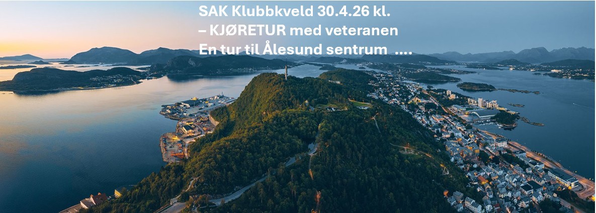 Klubbkveld 30. april 2026 KJØRETUR 