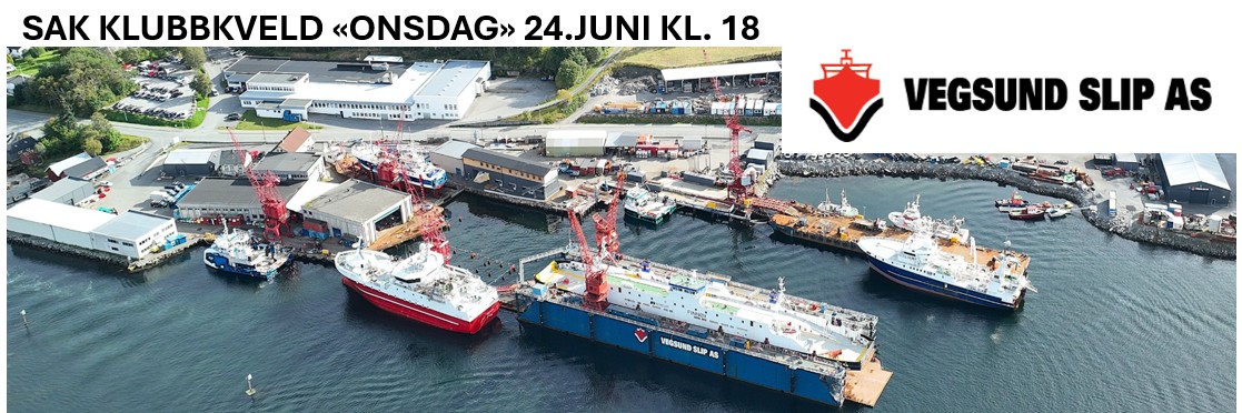 Artikkelbilde til artikkelen KLUBBKVELD 24.JUNI 2026 VEGSUND SLIP AS