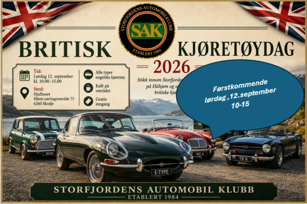 Artikkelbilde til artikkelen Britisk kjøretøydag 12. september 2026
